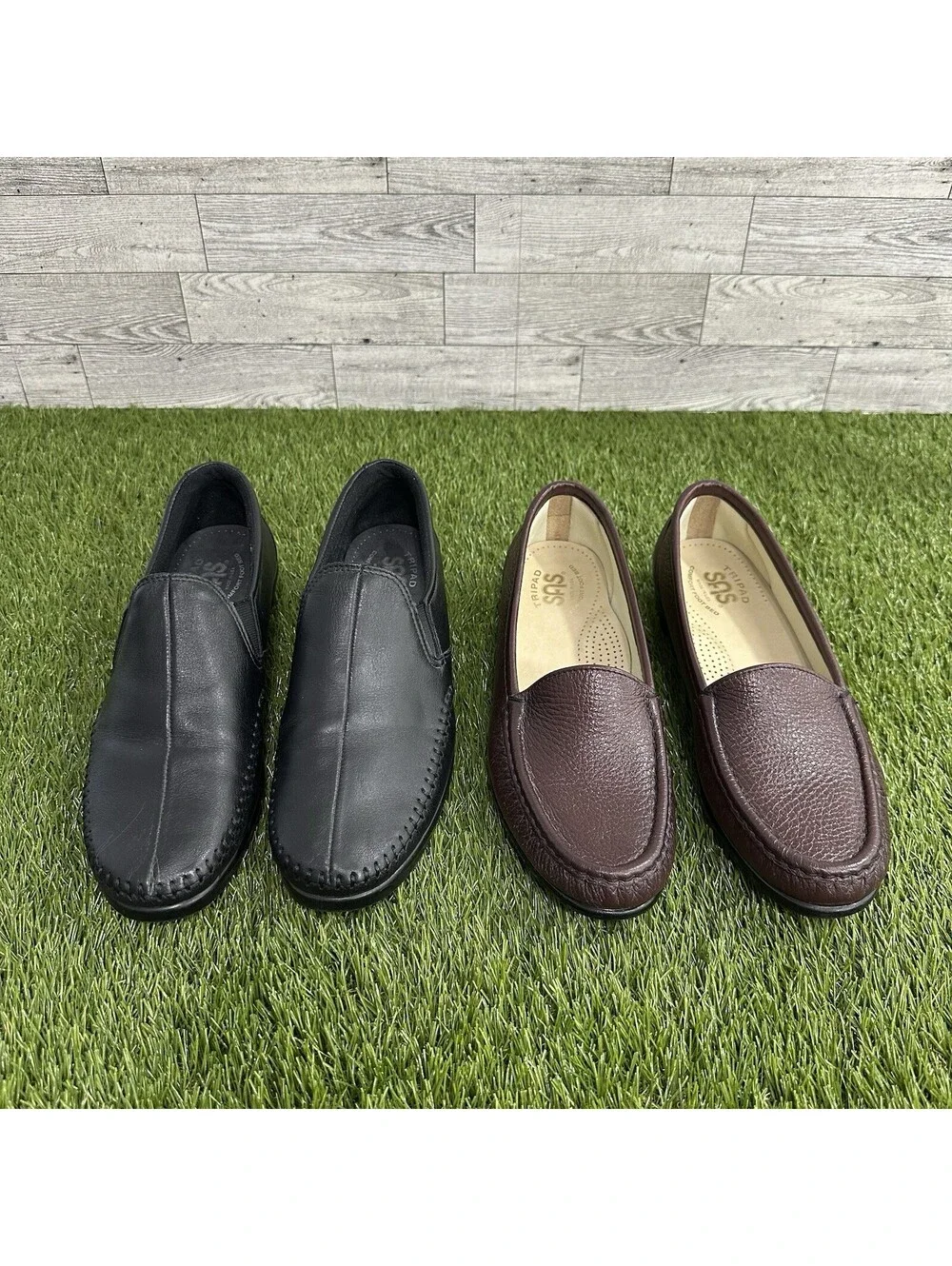 SAS Tripad Loafer Women's 7.5 N Comfort Cushioned Arch Support Flats Lot Of 2